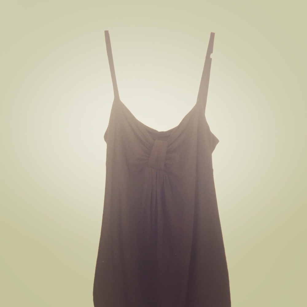 Ella Moss, Black tank top, open back, S